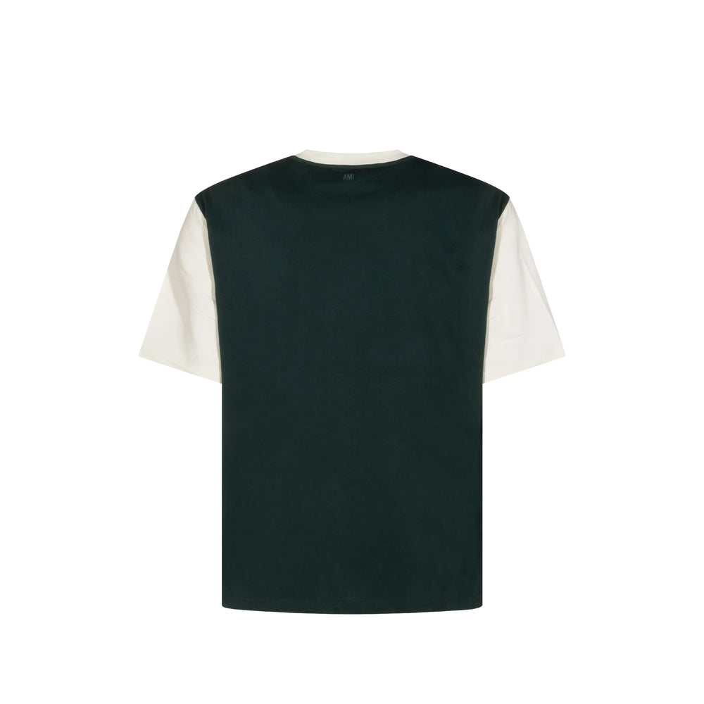 Ami Paris Green Polo Shirts Men AMI PARIS