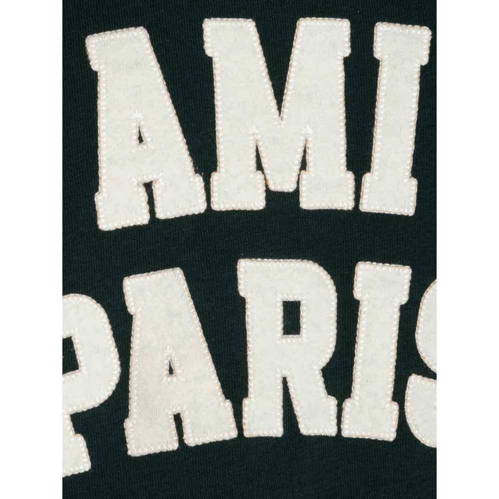 Ami Paris Green Polo Shirts Men AMI PARIS