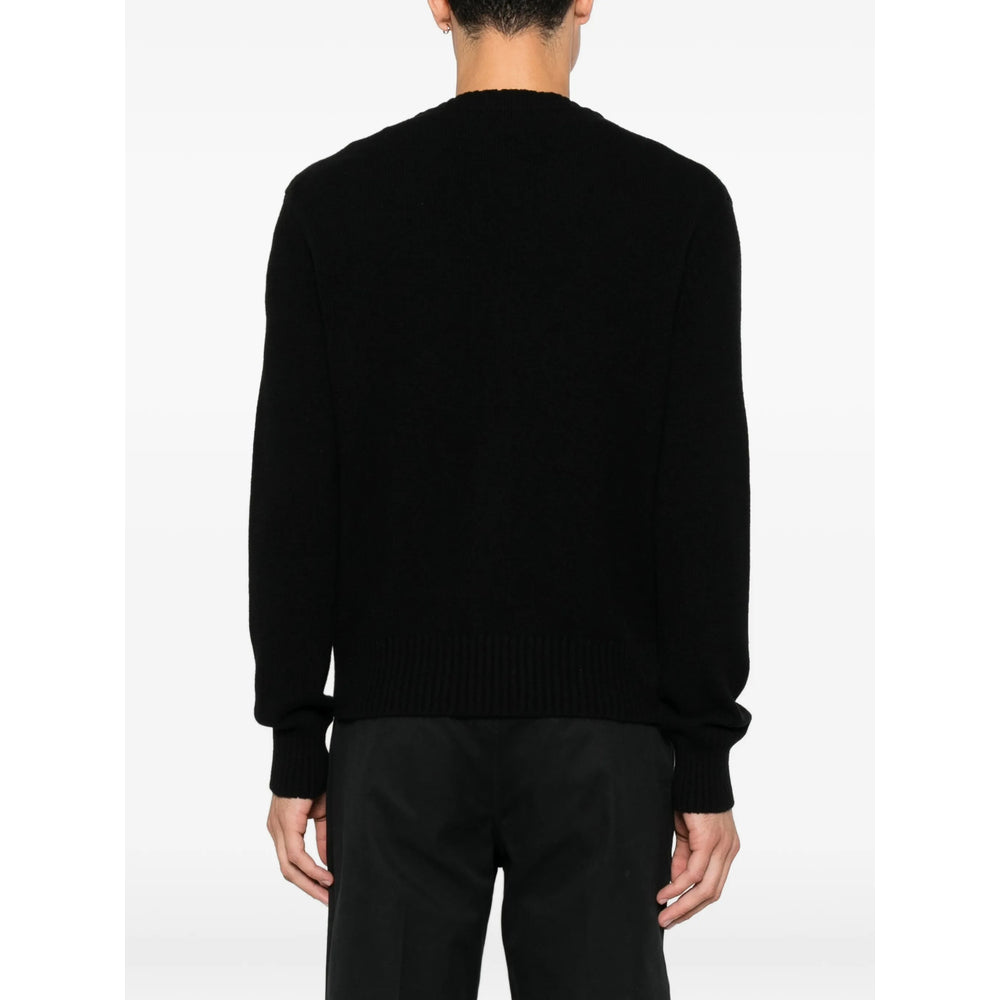 Ami Paris Black Sweaters & Knitwear - Cardigans Men AMI PARIS