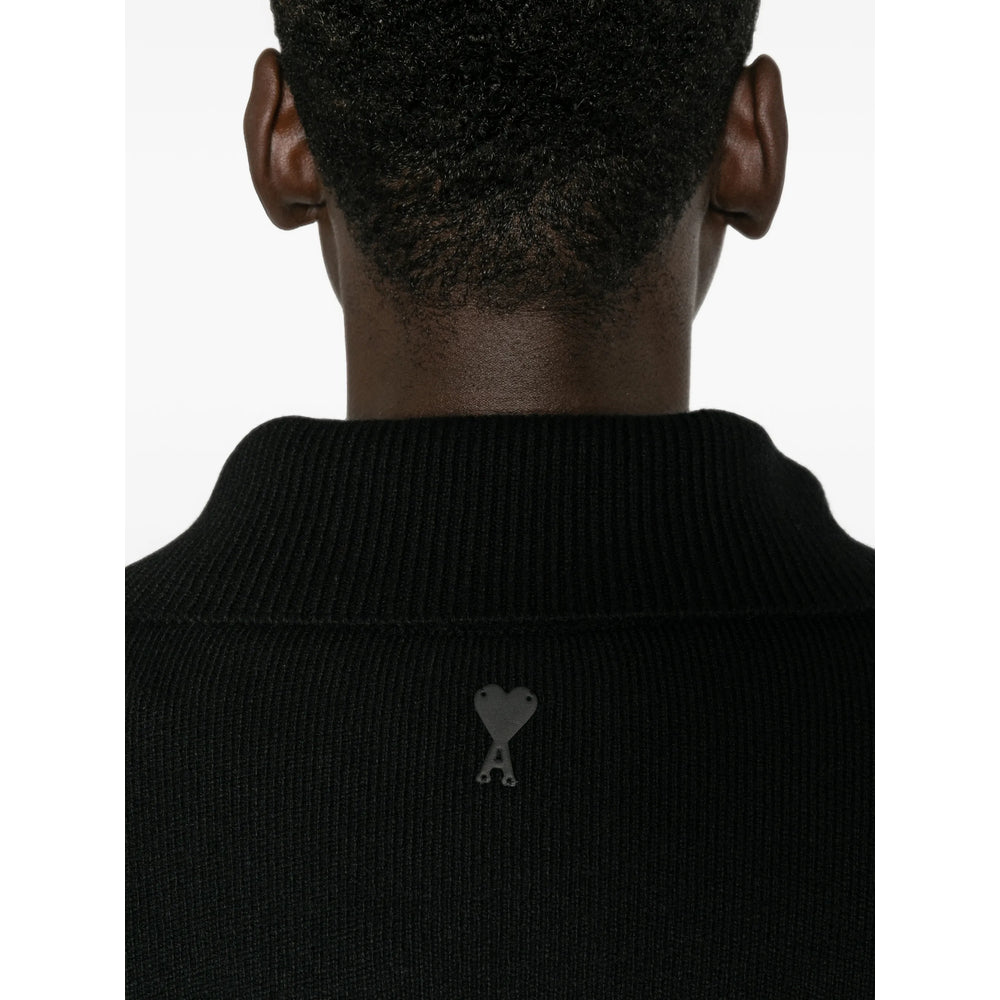 Ami Paris Black Sweaters & Knitwear - Jumpers Men AMI PARIS