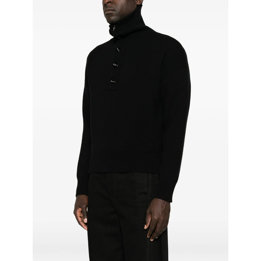 Ami Paris Black Sweaters & Knitwear - Jumpers Men AMI PARIS