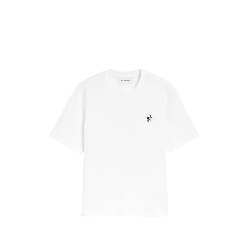 Ami Paris White T-Shirts & Vests - T-Shirts Men