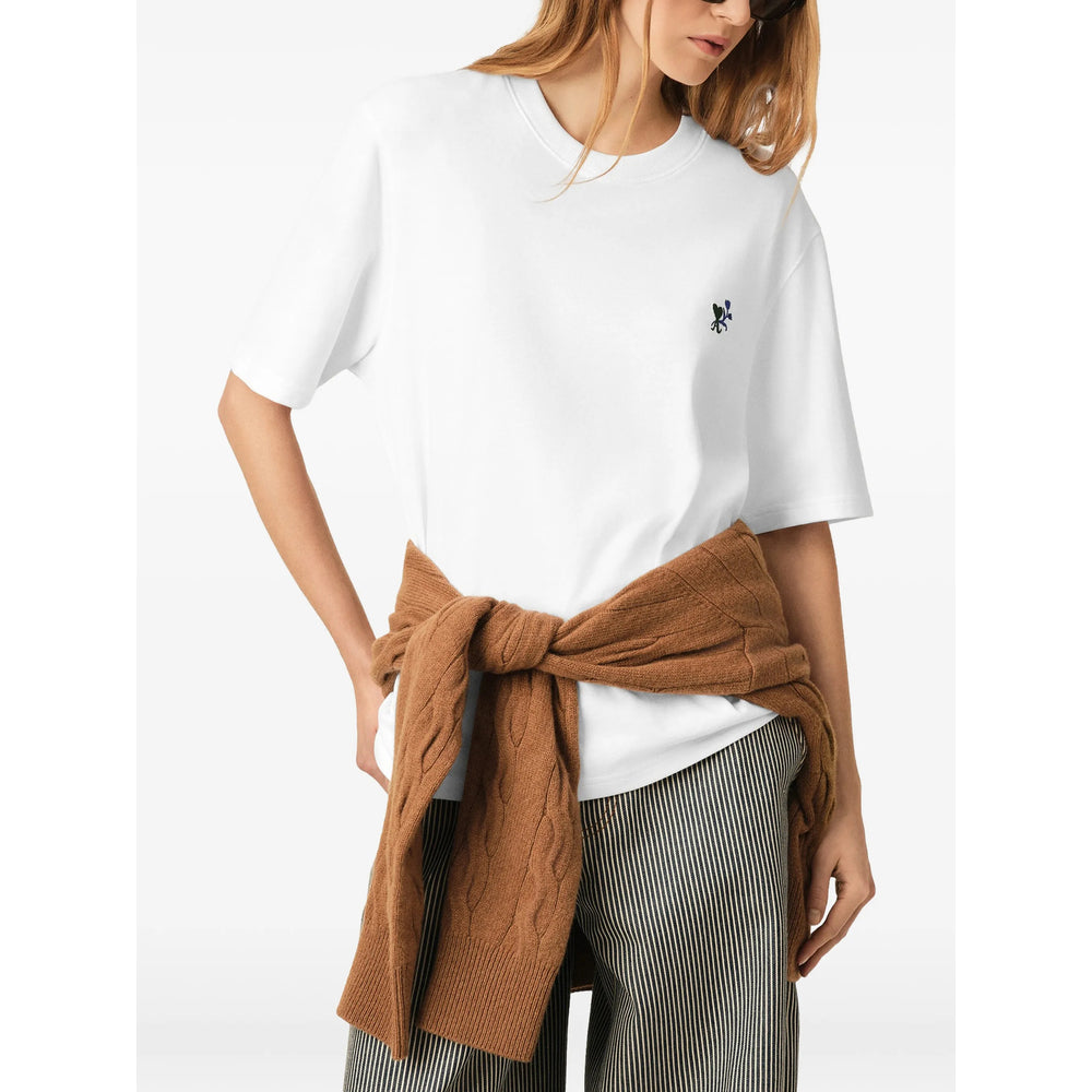 Ami Paris White T-Shirts & Vests - T-Shirts Men