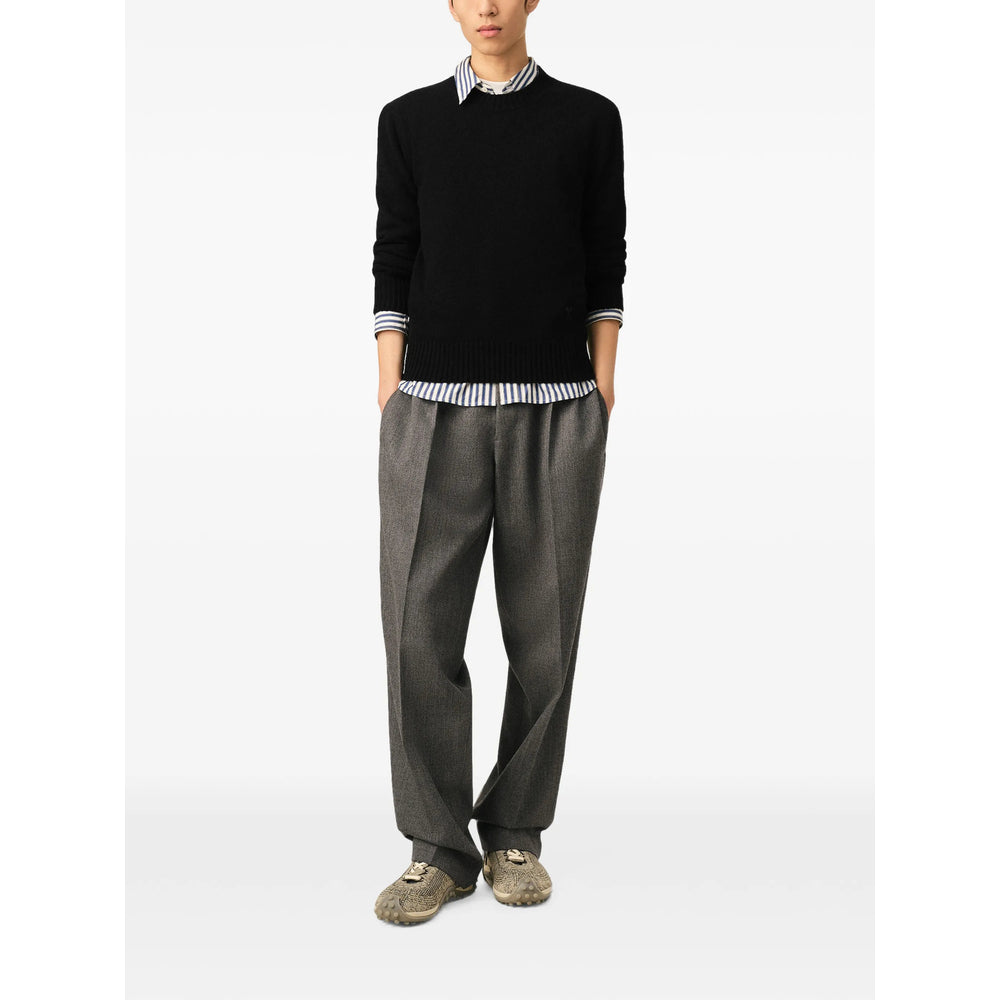 Ami Paris Black Sweaters & Knitwear - Jumpers Men AMI PARIS