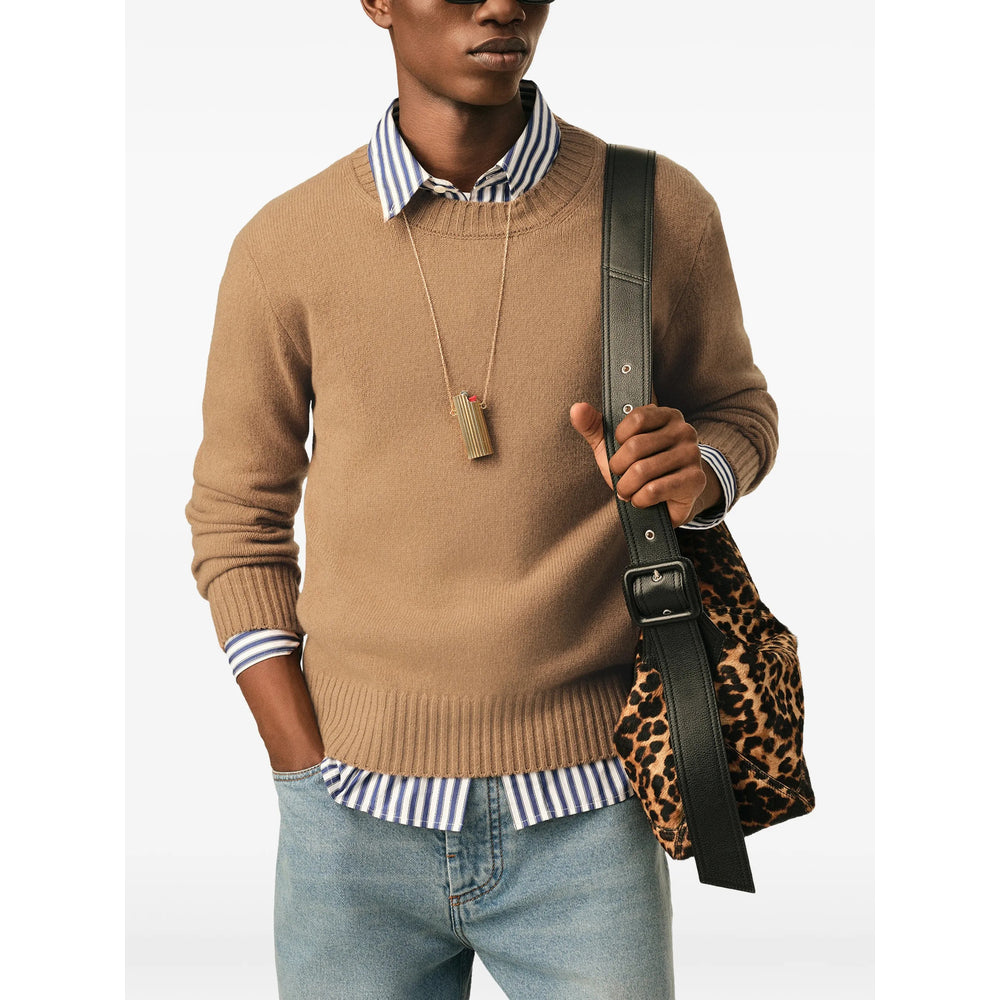 Ami Paris Brown Sweaters & Knitwear - Jumpers Men AMI PARIS