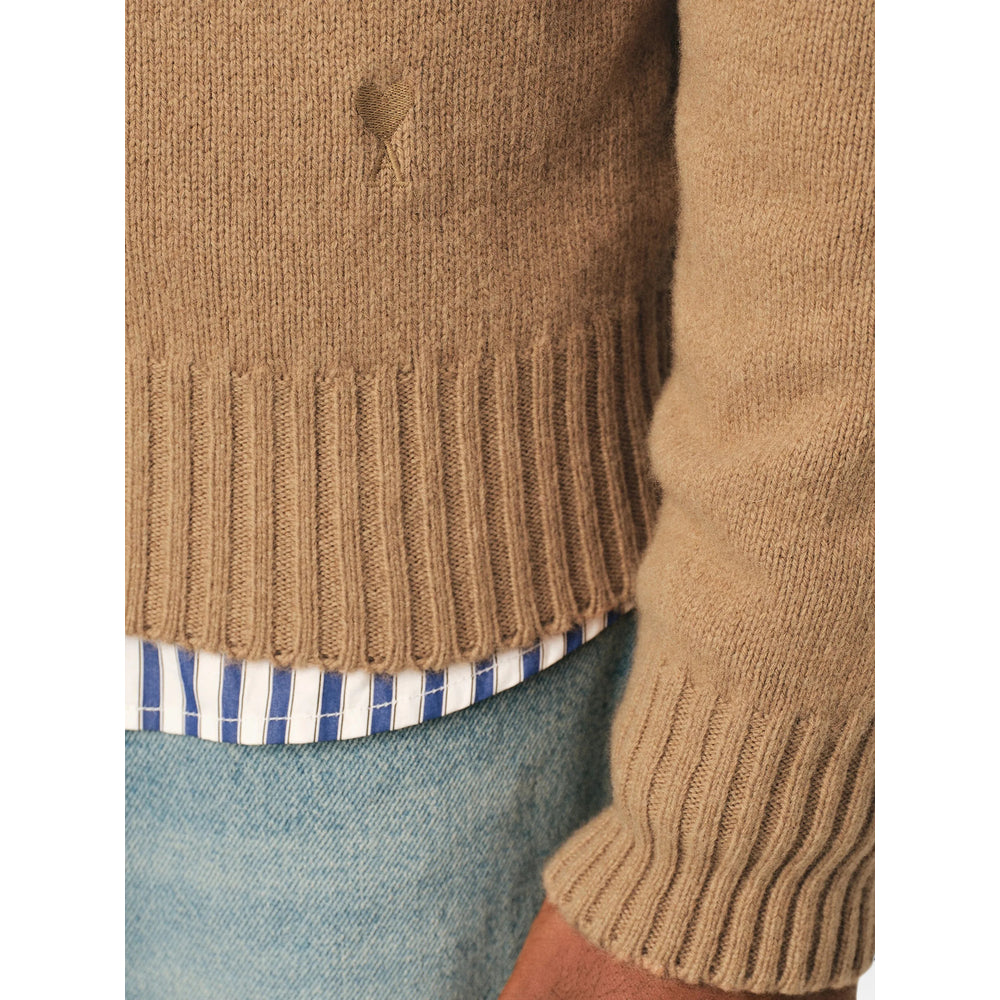 Ami Paris Brown Sweaters & Knitwear - Jumpers Men AMI PARIS