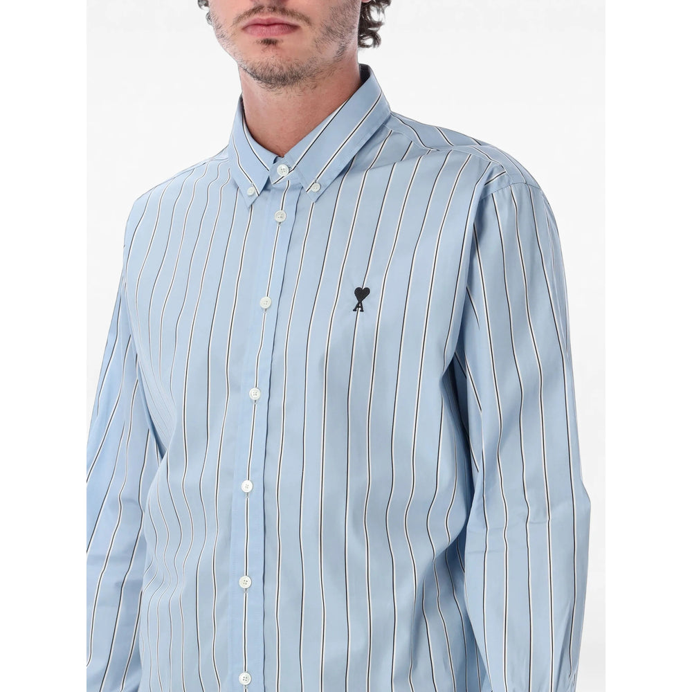 Ami Paris Blue Shirts Men AMI PARIS