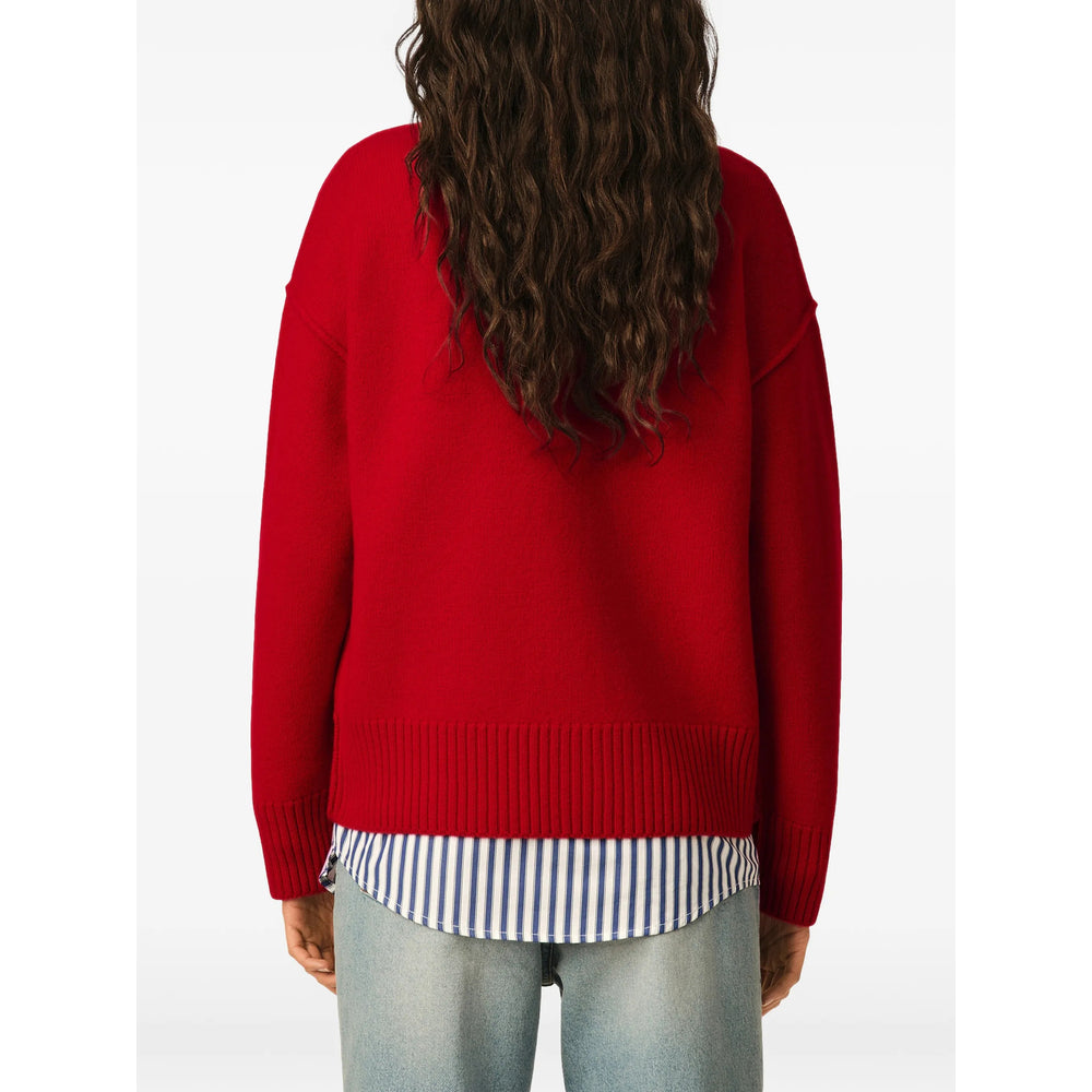 Ami Paris Red Sweaters & Knitwear - Cardigans Men AMI PARIS