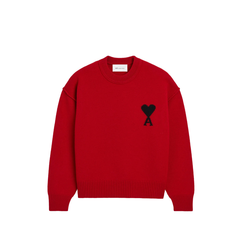 Ami Paris Red Sweaters & Knitwear - Jumpers Men AMI PARIS