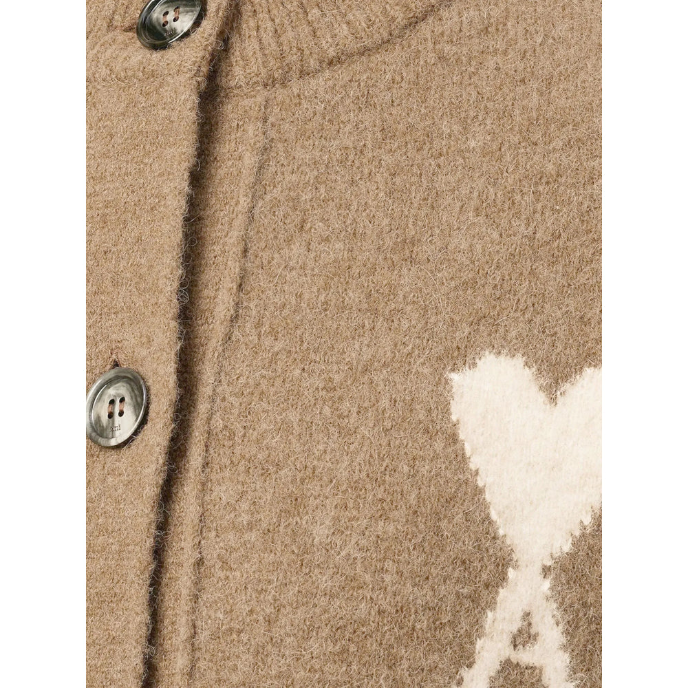 Ami Paris Neutrals Knitwear - Cardigans Women AMI PARIS