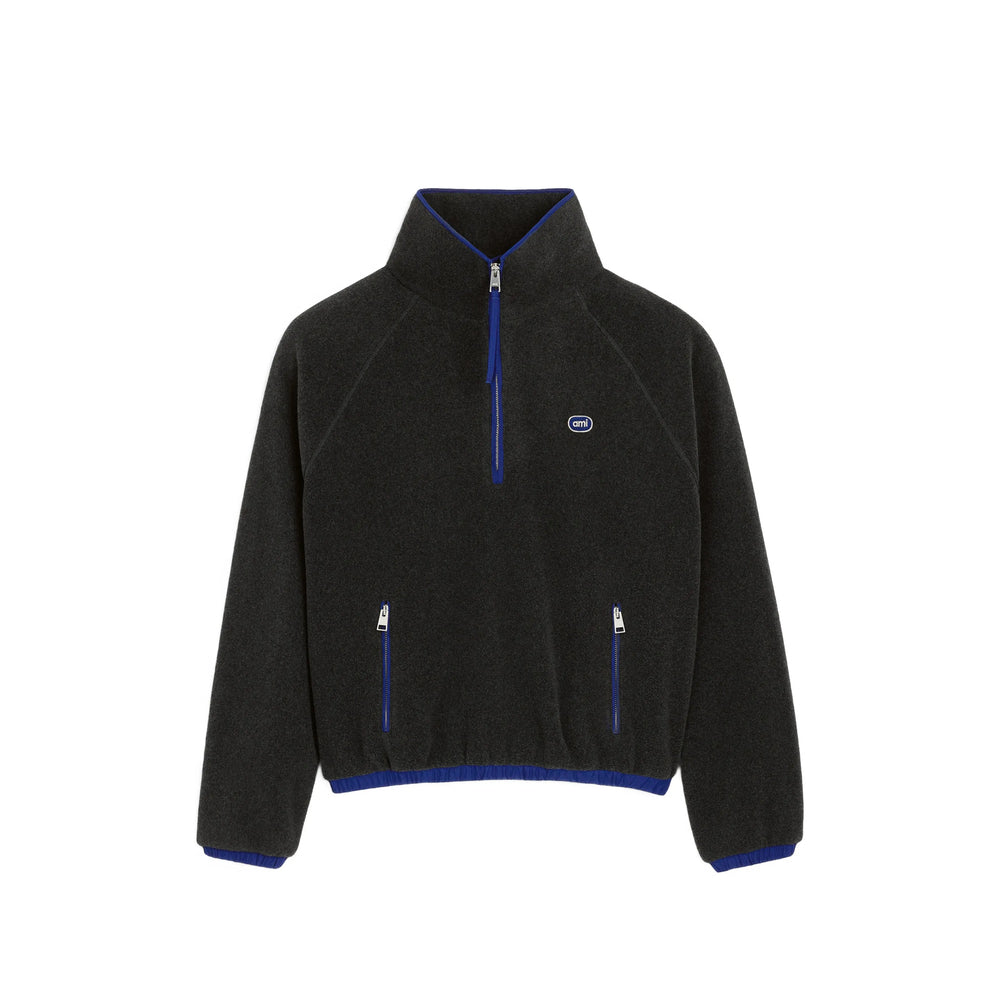 Ami Paris Grey Sweaters & Knitwear - Sweatshirts Men AMI PARIS