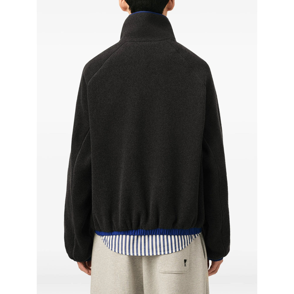 Ami Paris Grey Sweaters & Knitwear - Sweatshirts Men AMI PARIS