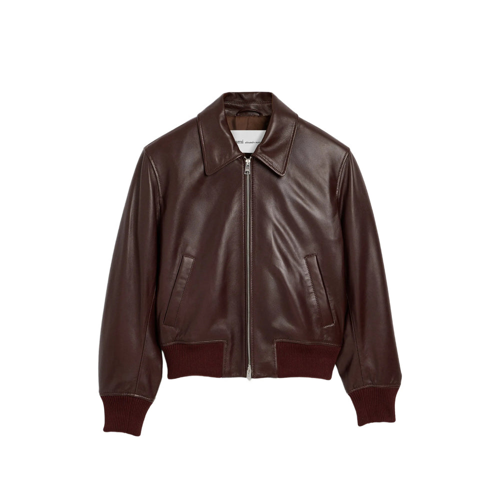 Ami Paris Brown Jackets - Bomber Jackets Women AMI PARIS
