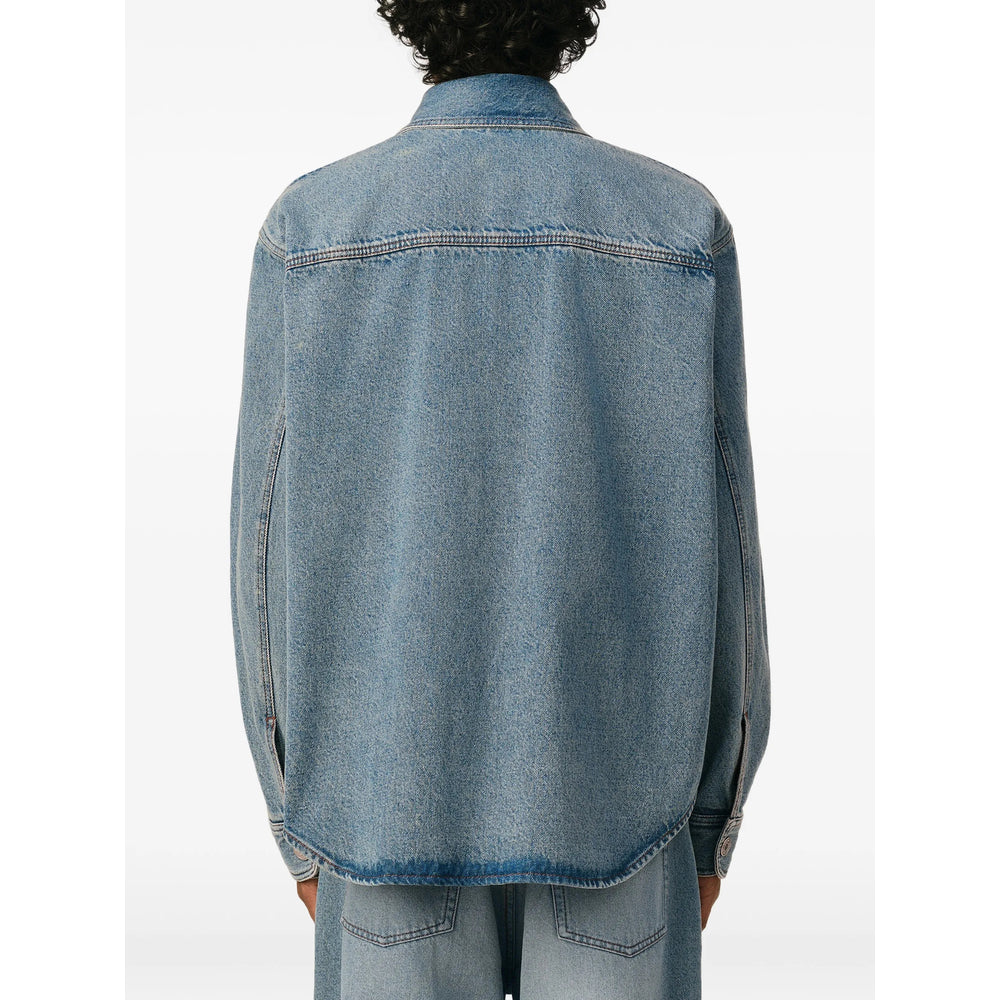 Ami Paris Blue Jackets - Oversized Jackets Women AMI PARIS