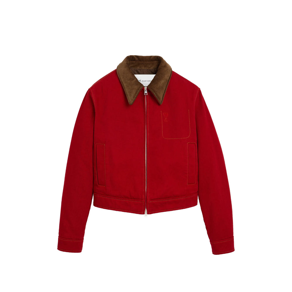 Ami Paris Red Jackets - Bomber Jackets Women AMI PARIS
