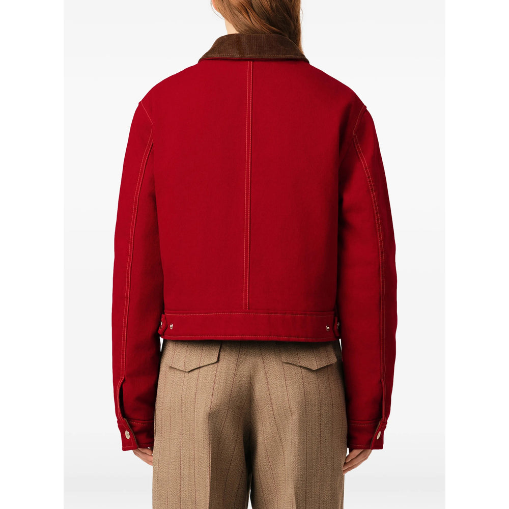 Ami Paris Red Jackets - Bomber Jackets Women AMI PARIS