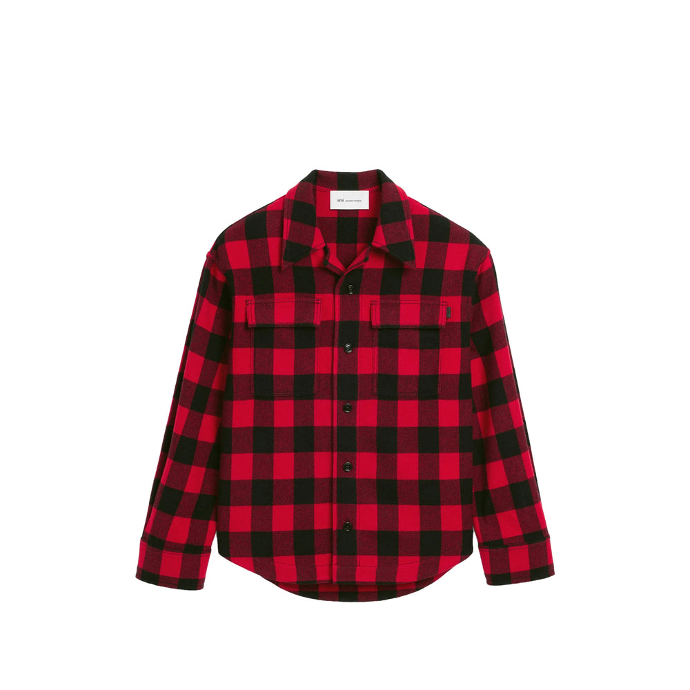 Ami Paris Red Jackets - Shirt Jackets Men AMI PARIS