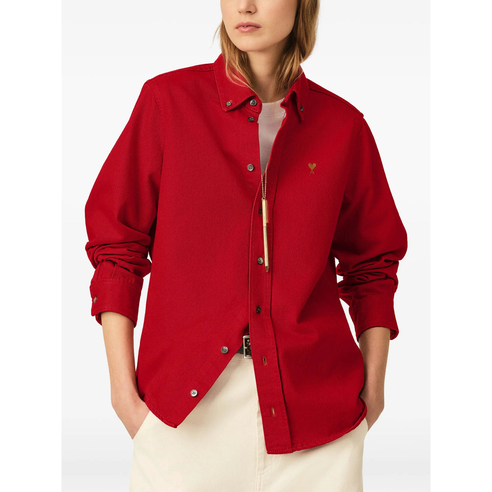Ami Paris Red Shirts Men AMI PARIS