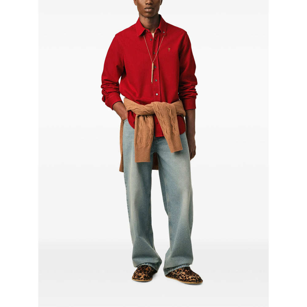 Ami Paris Red Shirts Men AMI PARIS