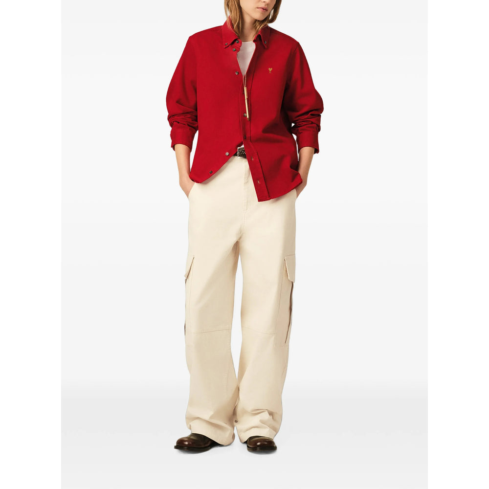 Ami Paris Red Shirts Men AMI PARIS