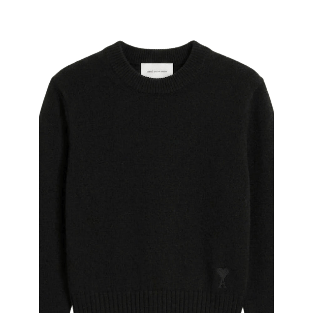Ami Paris Black Knitwear - Jumpers Women AMI PARIS