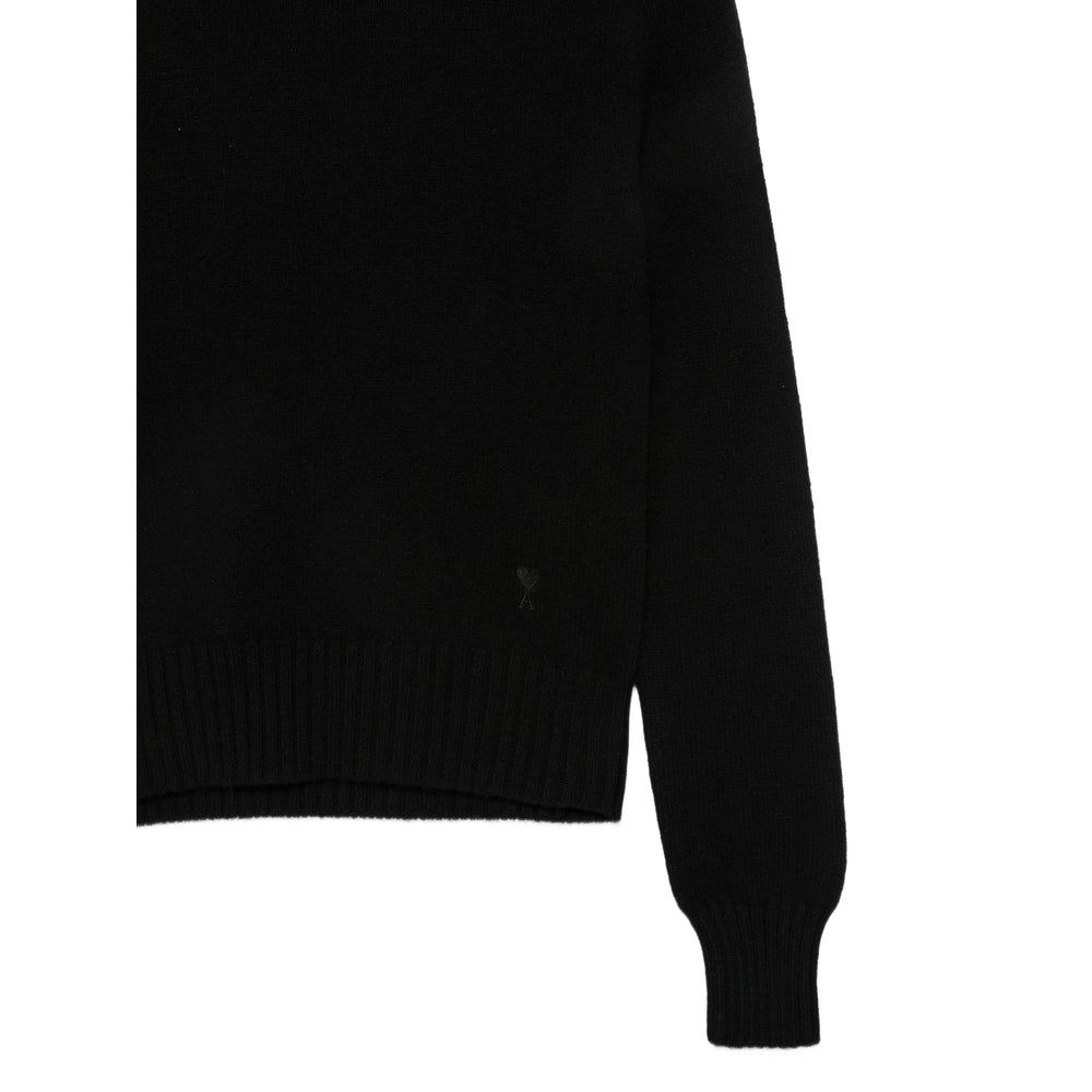 Ami Paris Black Knitwear - Jumpers Women AMI PARIS