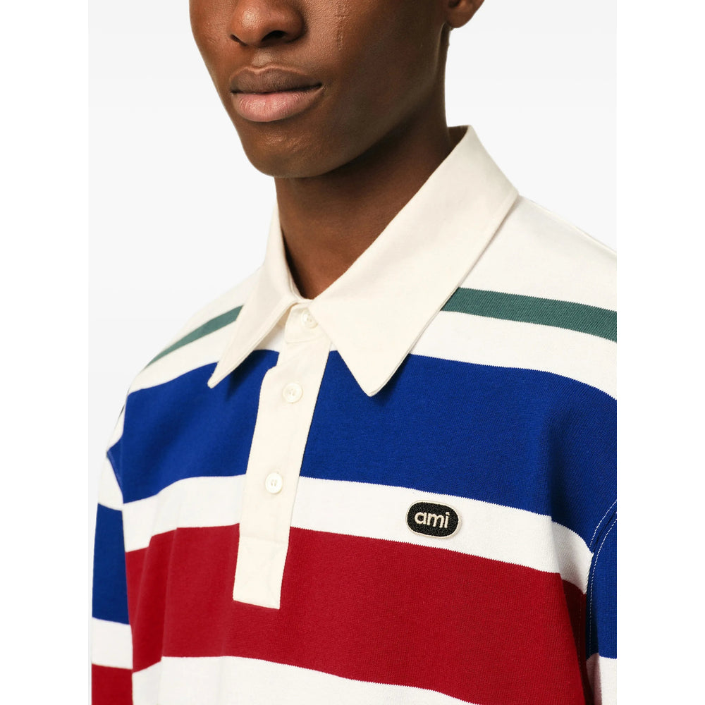 Ami Paris Neutrals Polo Shirts Men AMI PARIS