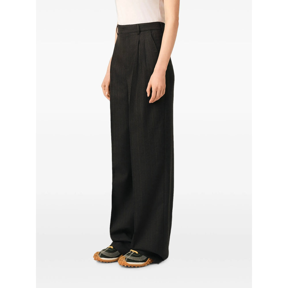 Ami Paris Grey Trousers - Tailored Trousers Women AMI PARIS