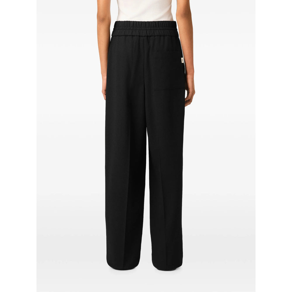Ami Paris Black Trousers - Regular & Straight-Leg Trousers Men AMI PARIS