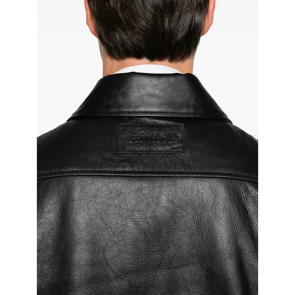 Amiri Black Jackets - Leather Jackets Men AMIRI