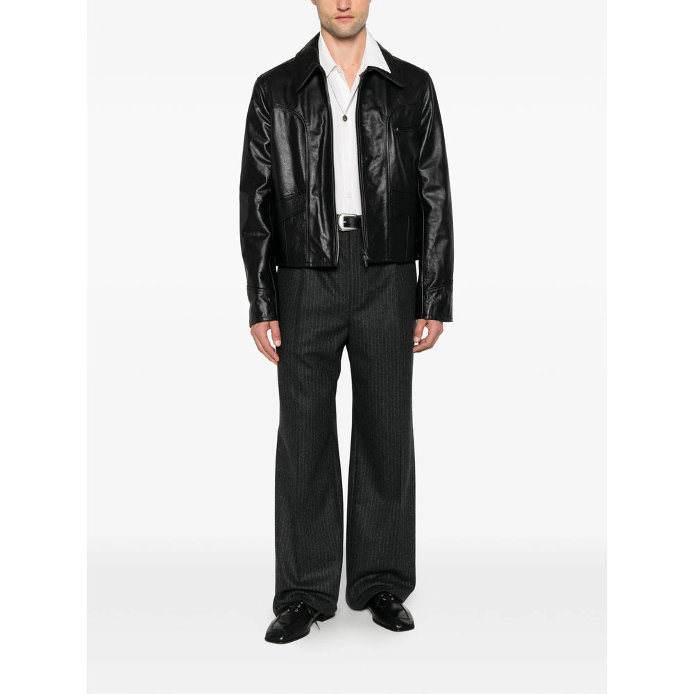 Amiri Black Jackets - Leather Jackets Men AMIRI