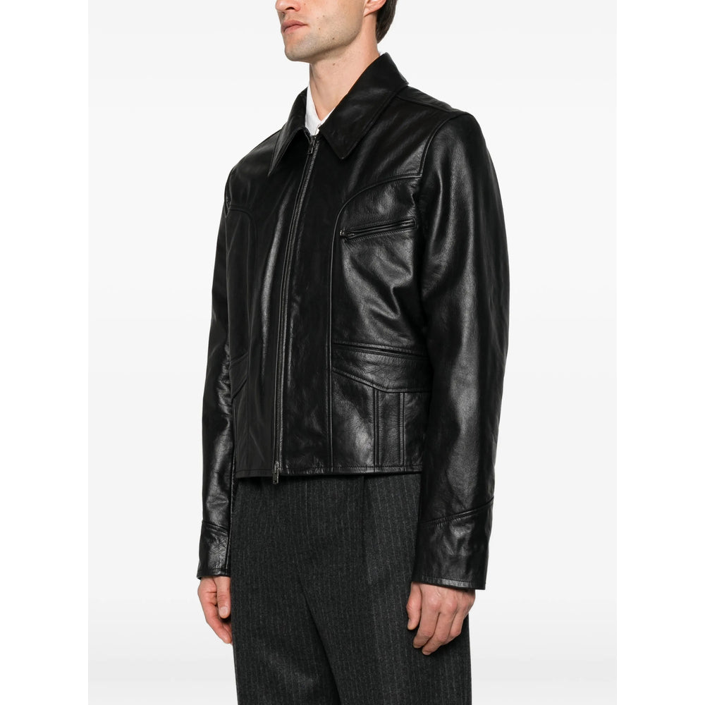 Amiri Black Jackets - Leather Jackets Men AMIRI