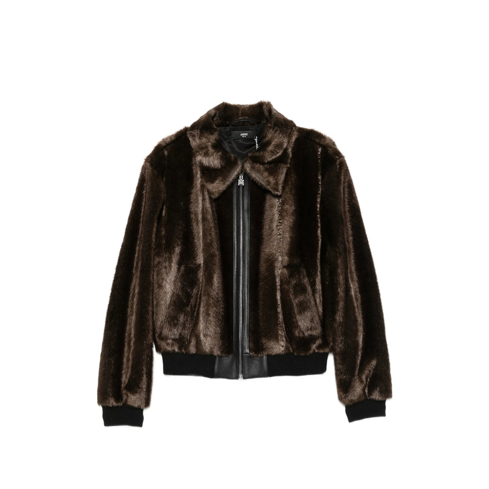 Amiri Brown Jackets - Bomber Jackets Men AMIRI