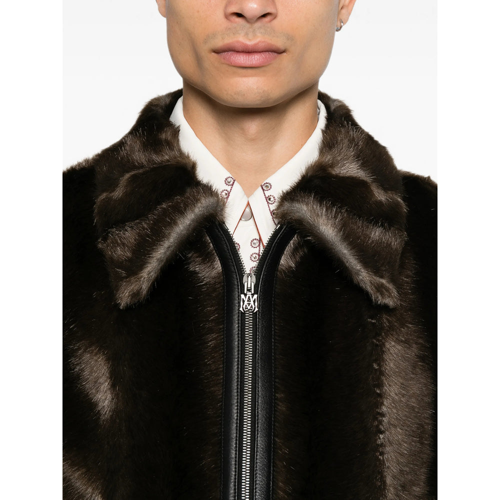 Amiri Brown Jackets - Bomber Jackets Men AMIRI