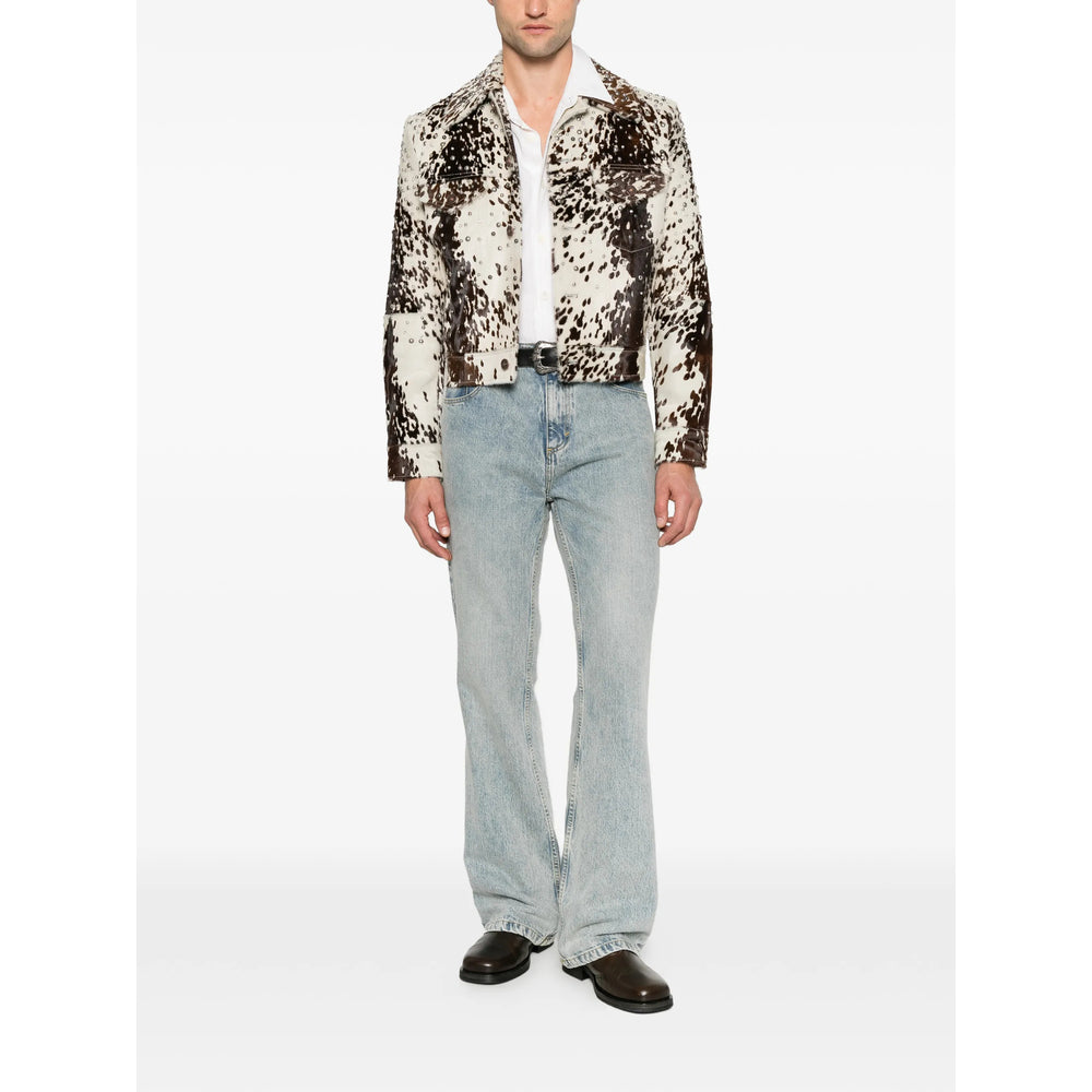 Amiri White Jackets - Leather Jackets Men AMIRI