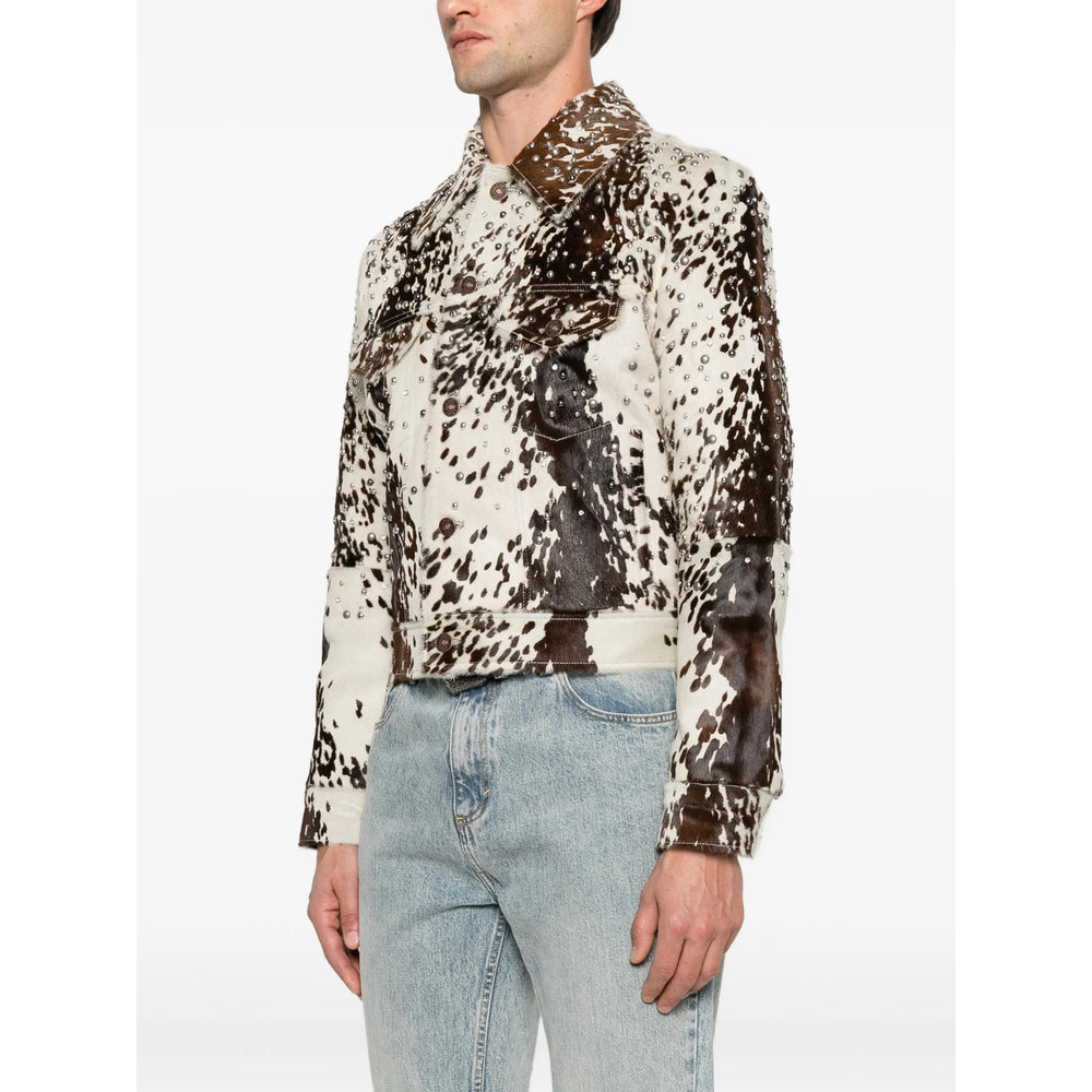 Amiri White Jackets - Leather Jackets Men AMIRI