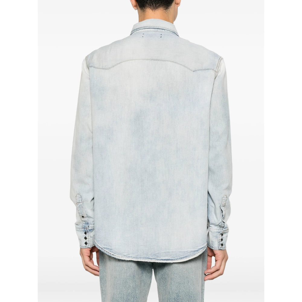 Amiri Blue Shirts Men AMIRI