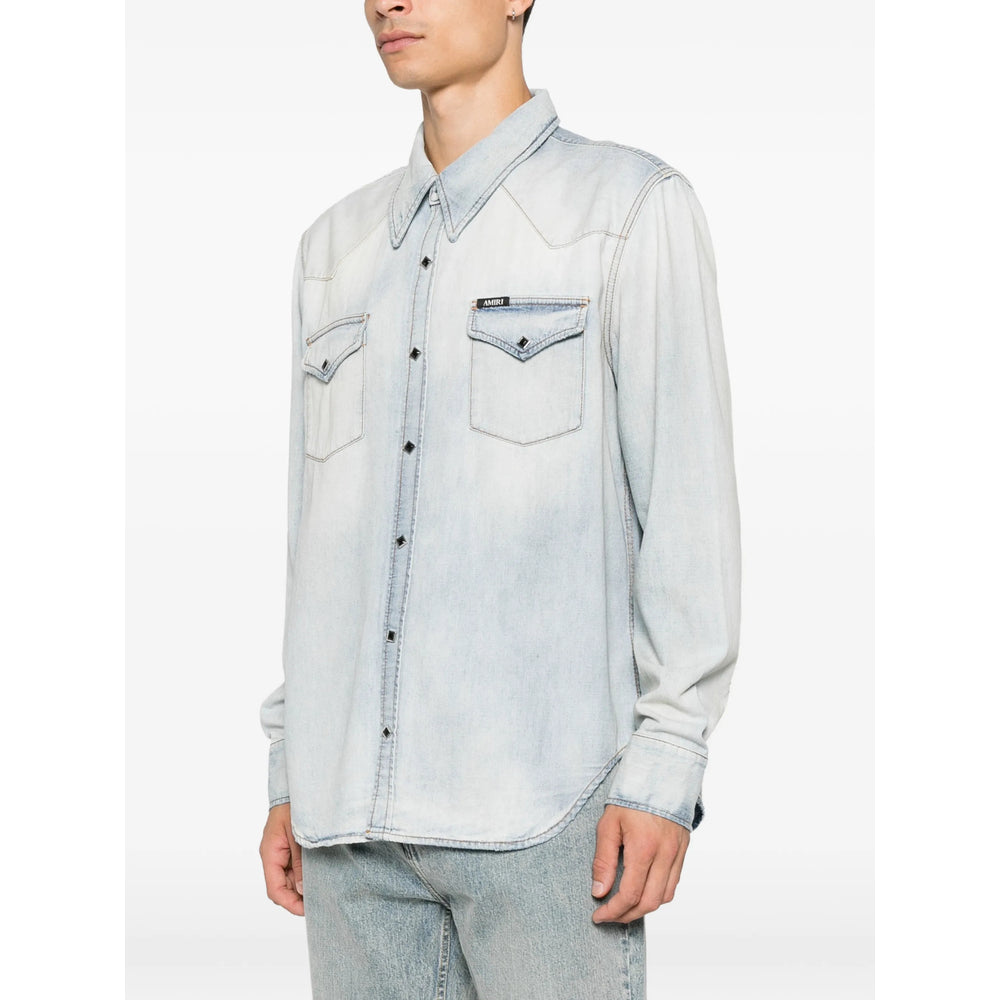 Amiri Blue Shirts Men AMIRI