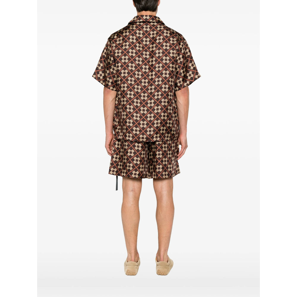 Amiri Brown Shirts Men AMIRI