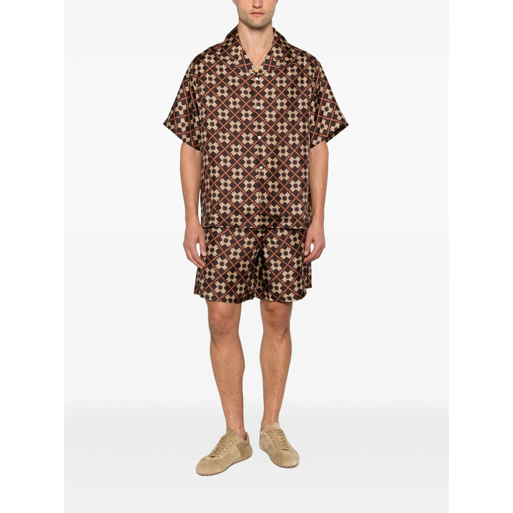Amiri Brown Shirts Men AMIRI