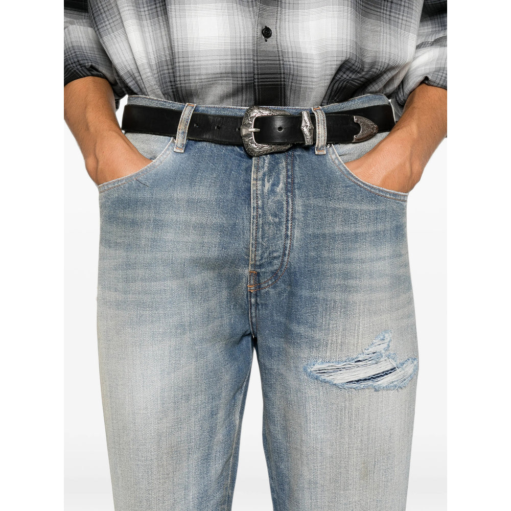 Amiri Blue Denim - Regular & Straight-Leg Jeans Men AMIRI
