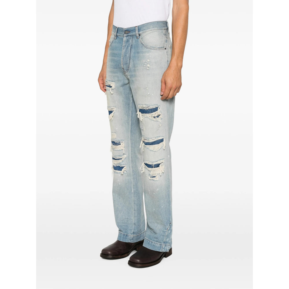 Amiri Blue Denim - Bootcut Jeans Men AMIRI