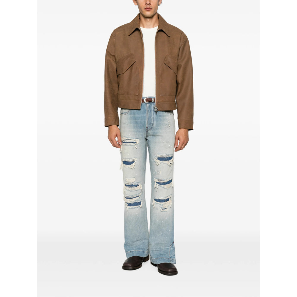 Amiri Blue Denim - Bootcut Jeans Men AMIRI