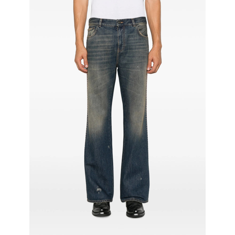 Amiri Blue Denim - Bootcut Jeans Men AMIRI