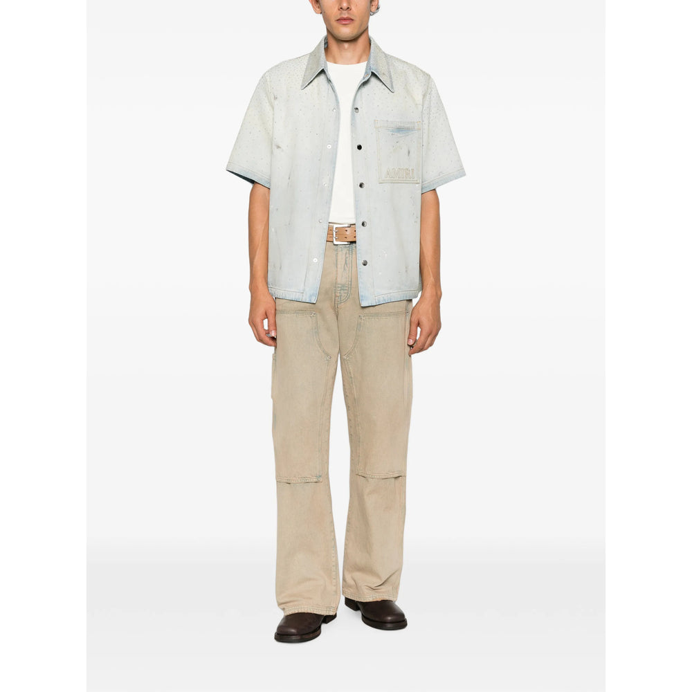 Amiri Blue Shirts Men AMIRI