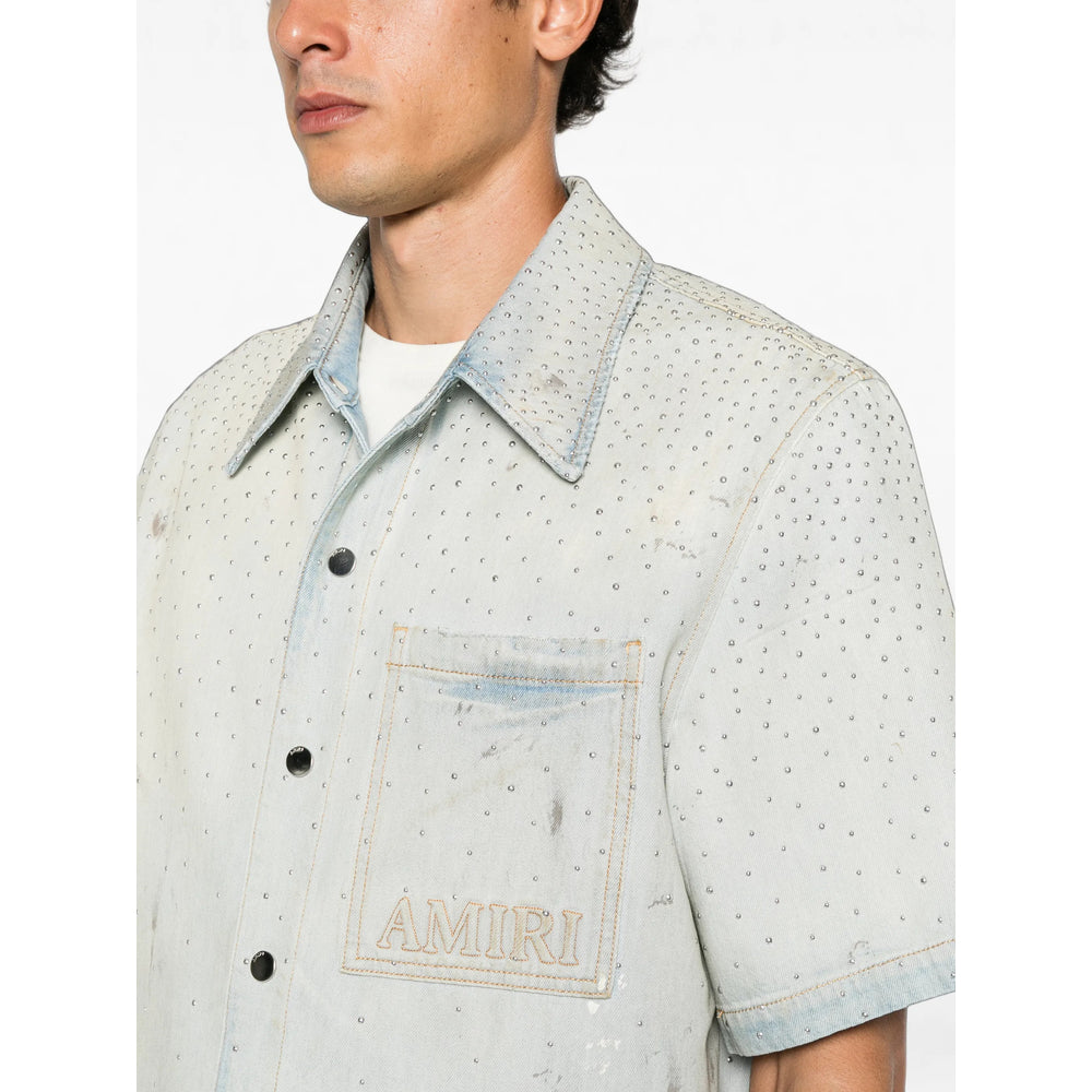 Amiri Blue Shirts Men AMIRI
