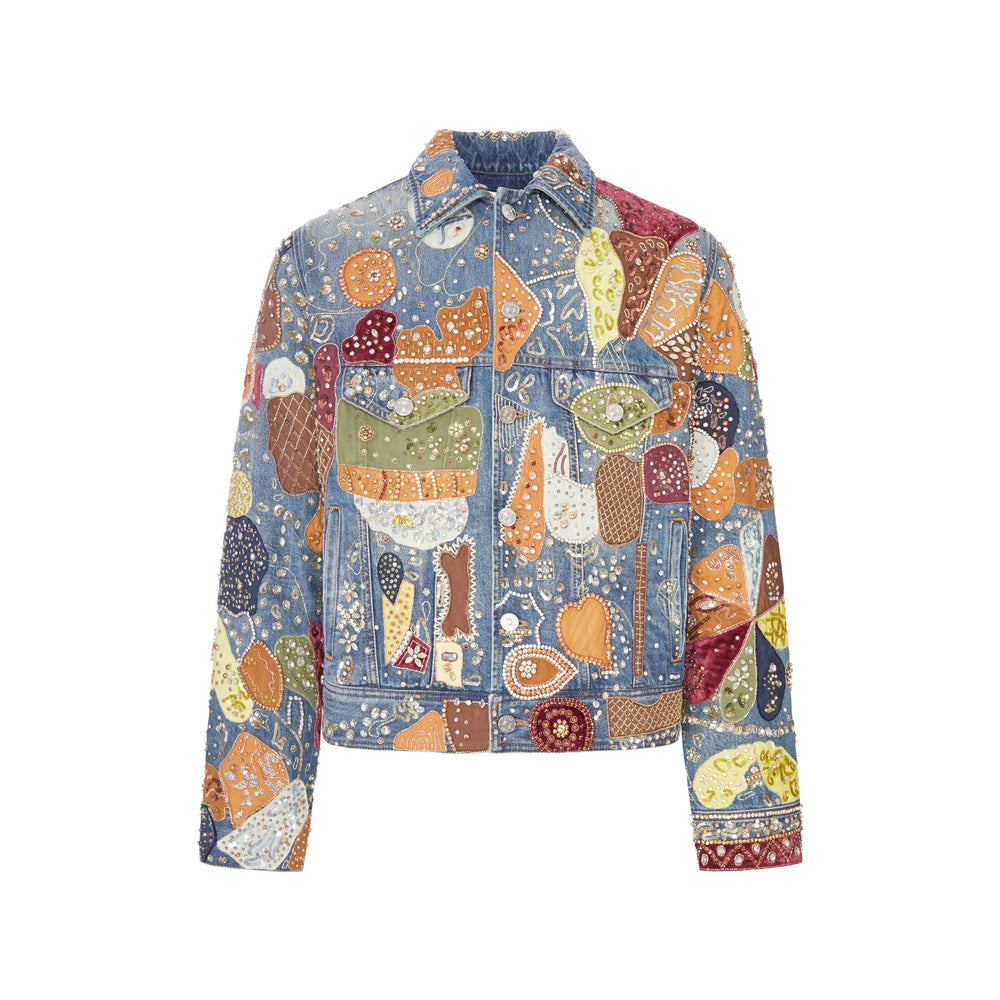 Amiri Blue Jackets - Denim Jackets Men AMIRI
