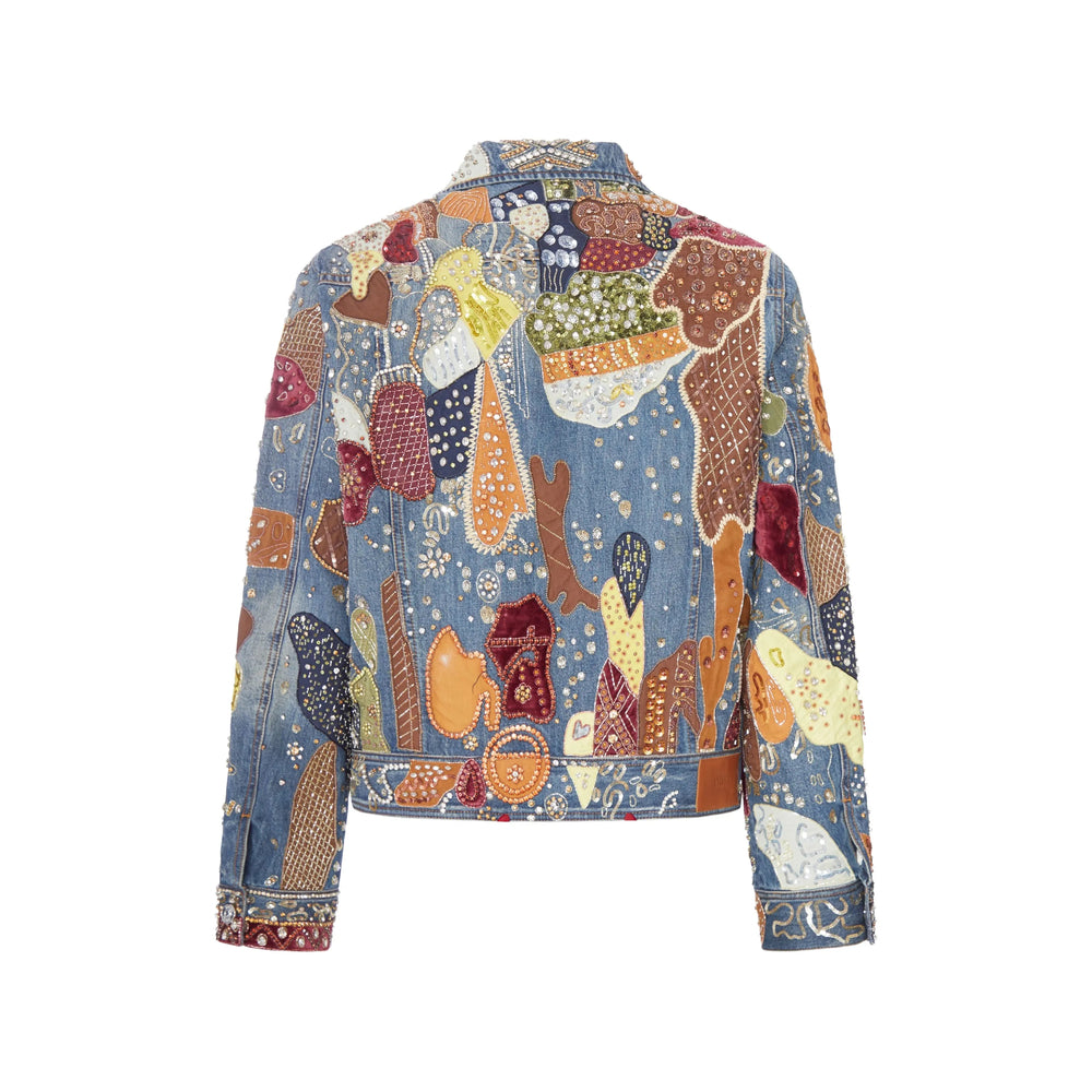 Amiri Blue Jackets - Denim Jackets Men AMIRI