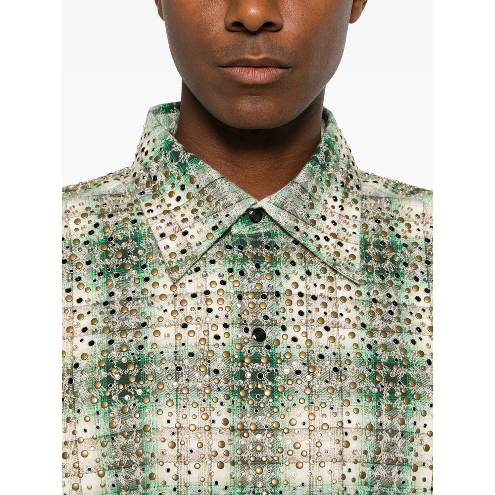 Amiri Green Shirts Men AMIRI