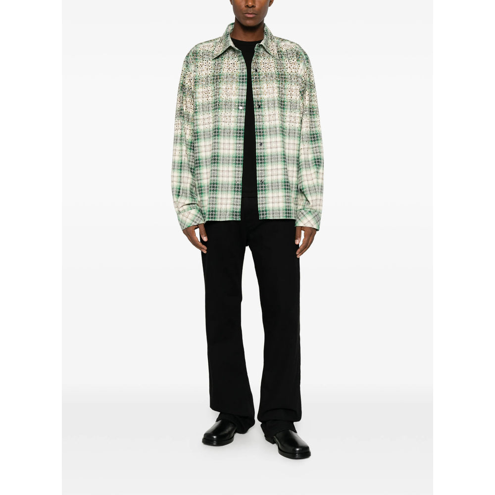 Amiri Green Shirts Men AMIRI